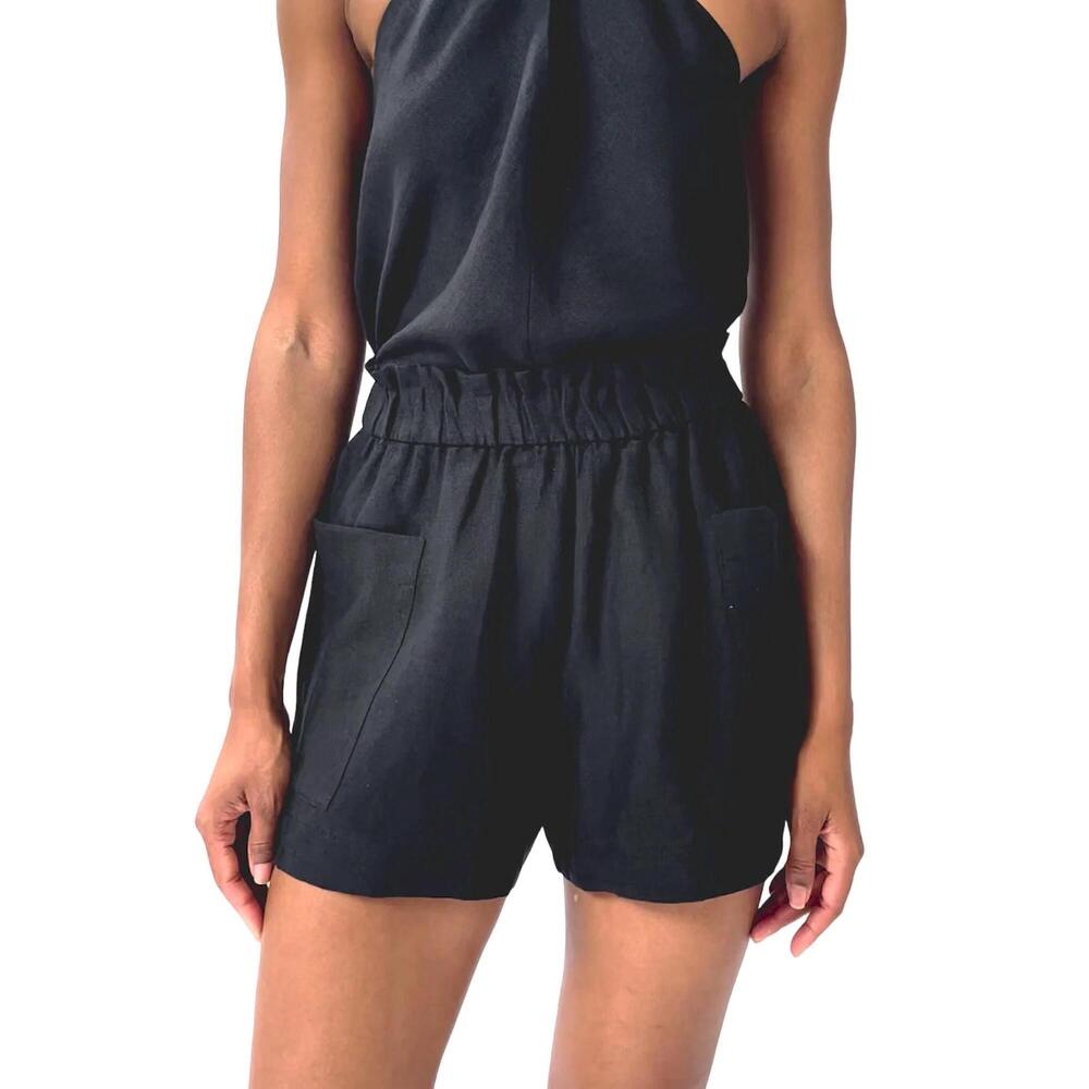NEW CASA RAKI emilia shorts in black